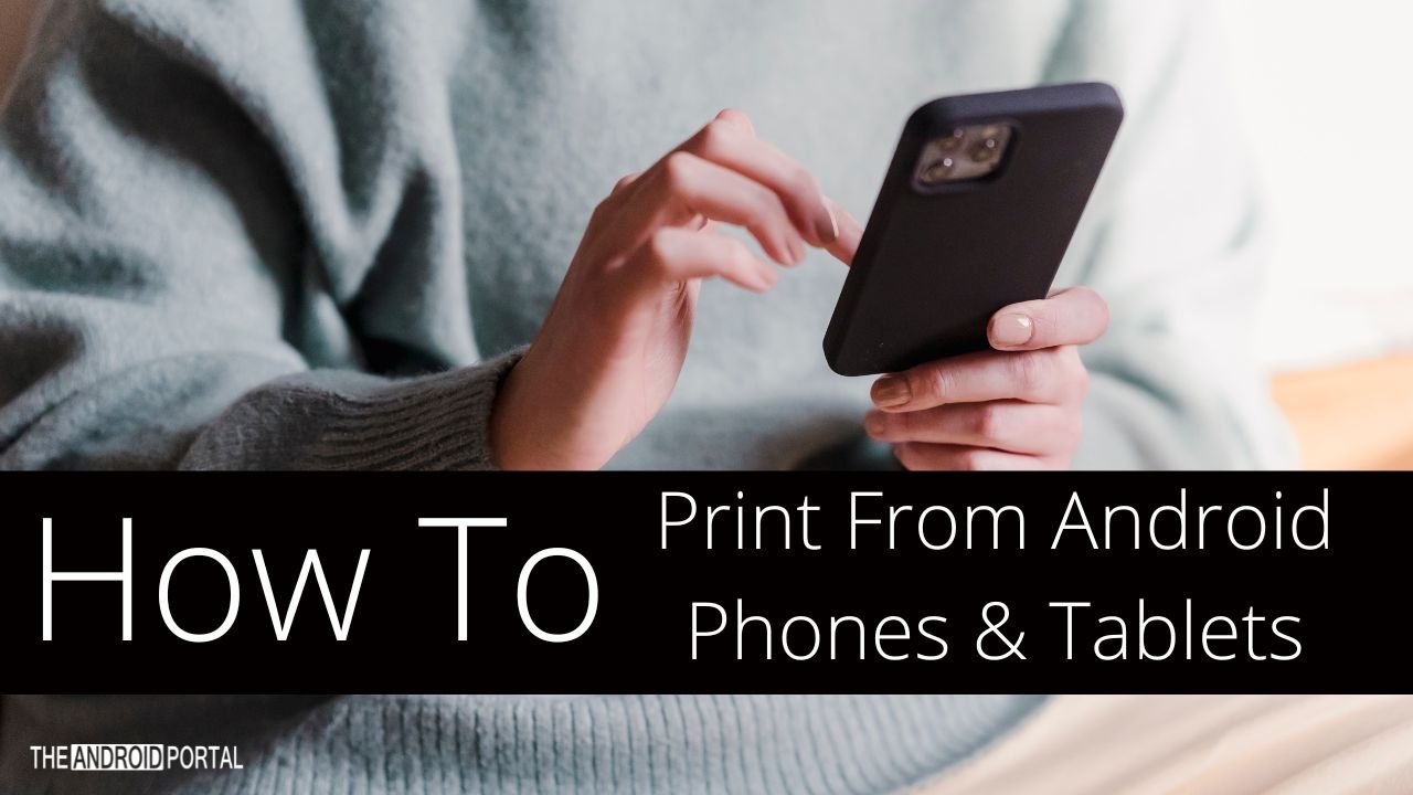 How can I print from my Android phone?