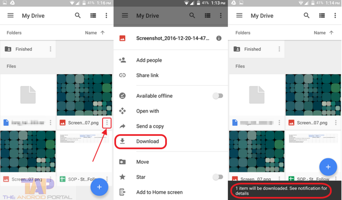 Download Shared Files from Google Drive