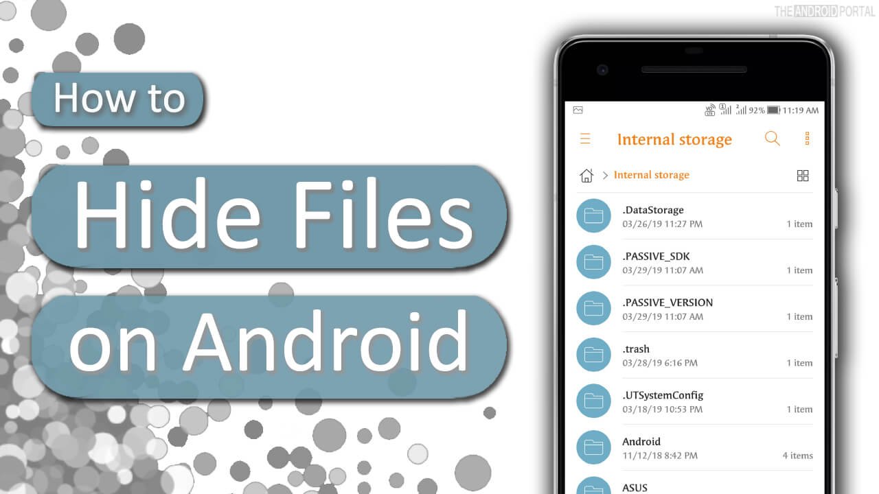 How to Hide Files on Android