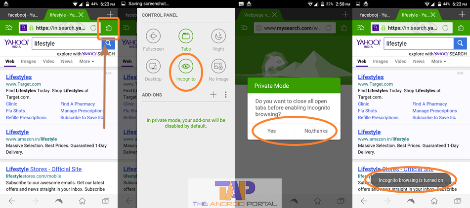 How to Use Private Browsing on Android in Dolphin Web Browser