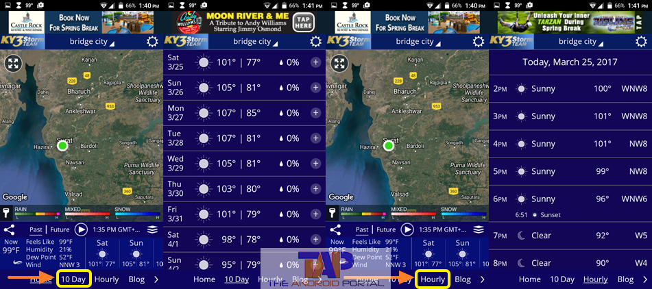 KY3 Weather Android App 2