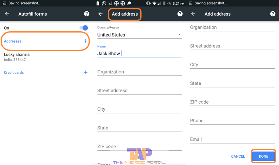 How to Add Profile in the Chrome Autofill on Android Mobile