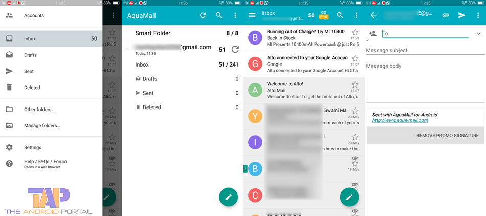 Best Android Email Apps - Aqua Mail App