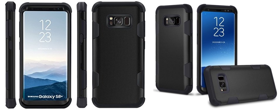 Sagmoc Three Layer Rugged Galaxy S8 Plus Case