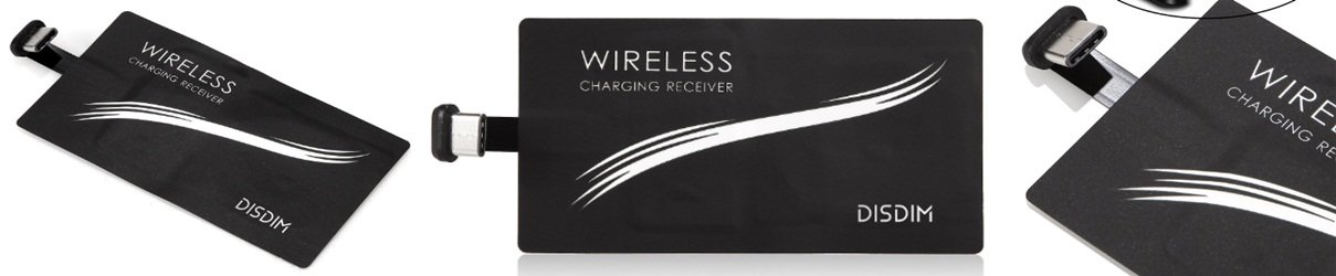 DISDIM Type C Qi Wireless Charger Receiver for Nexus 6P