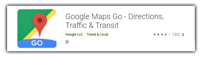 Maps Go (Playstore)