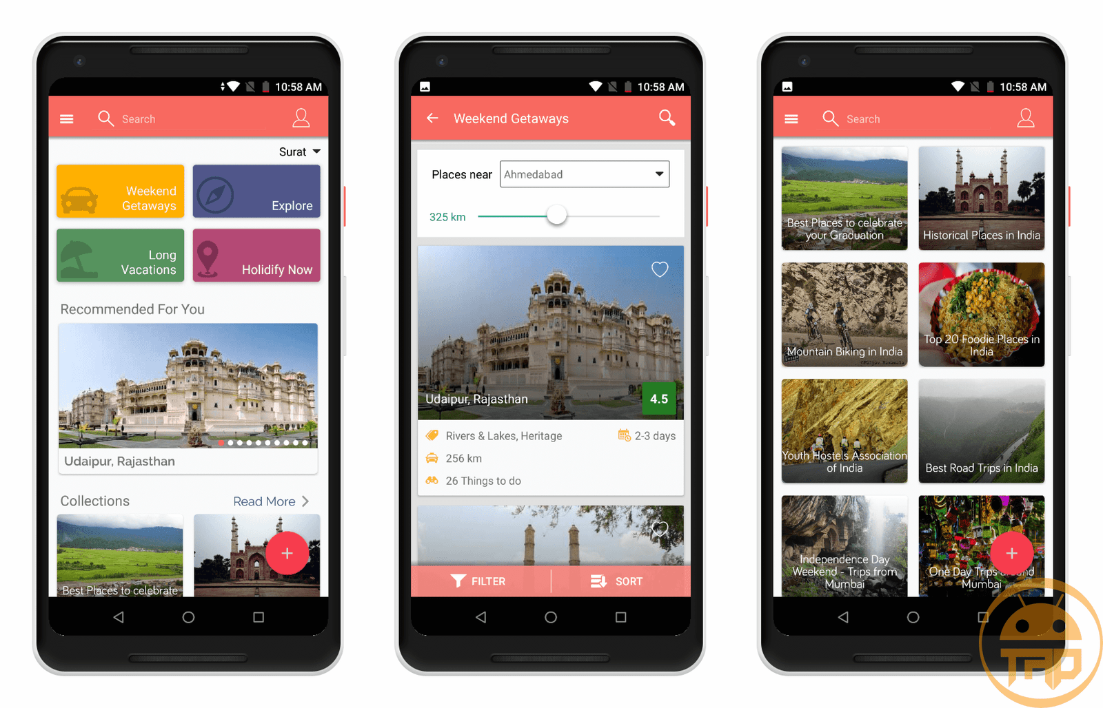 trip planner android application