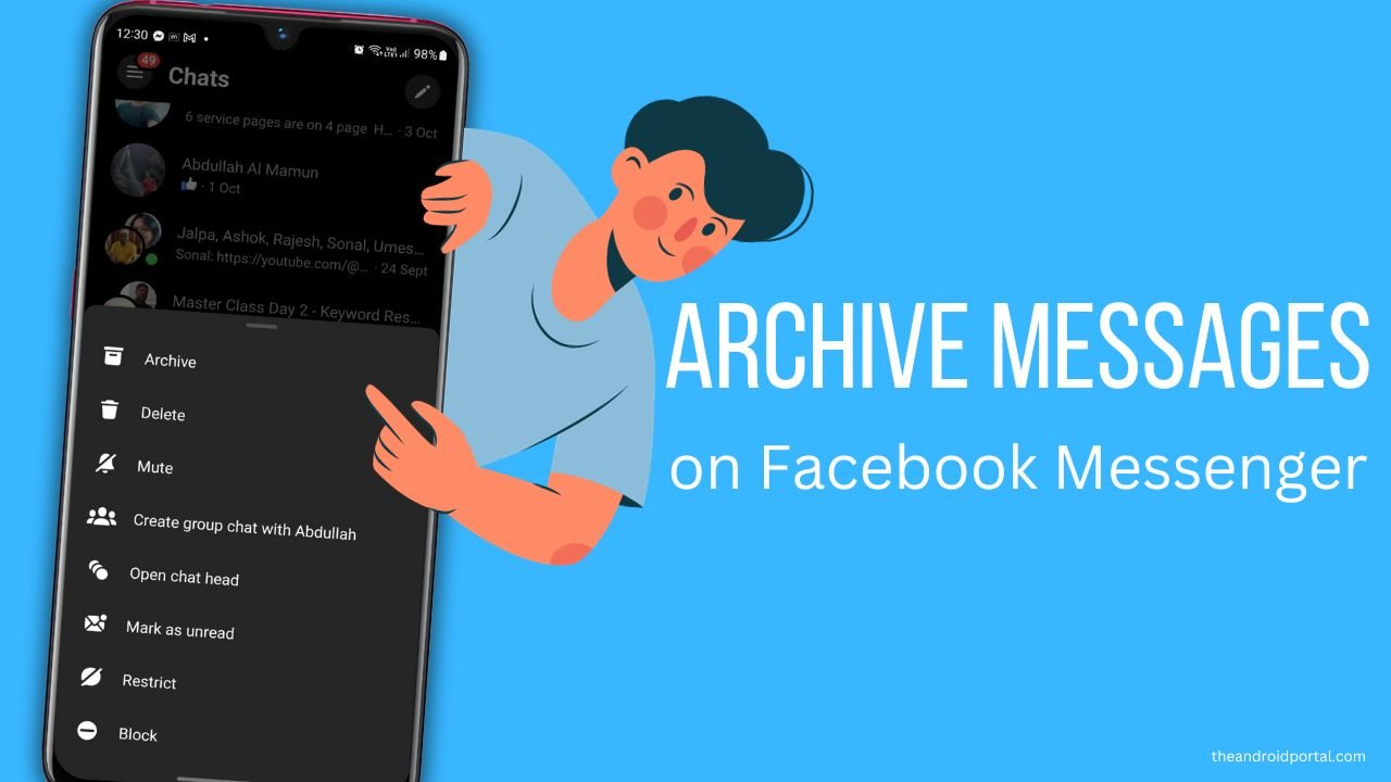 Archiving & Retriving Messages on Facebook Messenger
