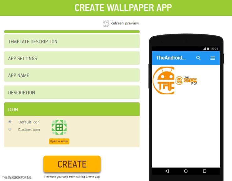 Creating Wallpaper app with No Coding Skills