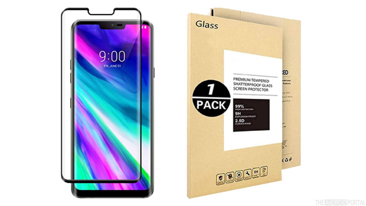 LG G8 Thinq Screen Protector, AINOYA [Full Coverage] [Bubble-Free] [HD Clear] Screen Protector for Samsung LG G8 Thinq