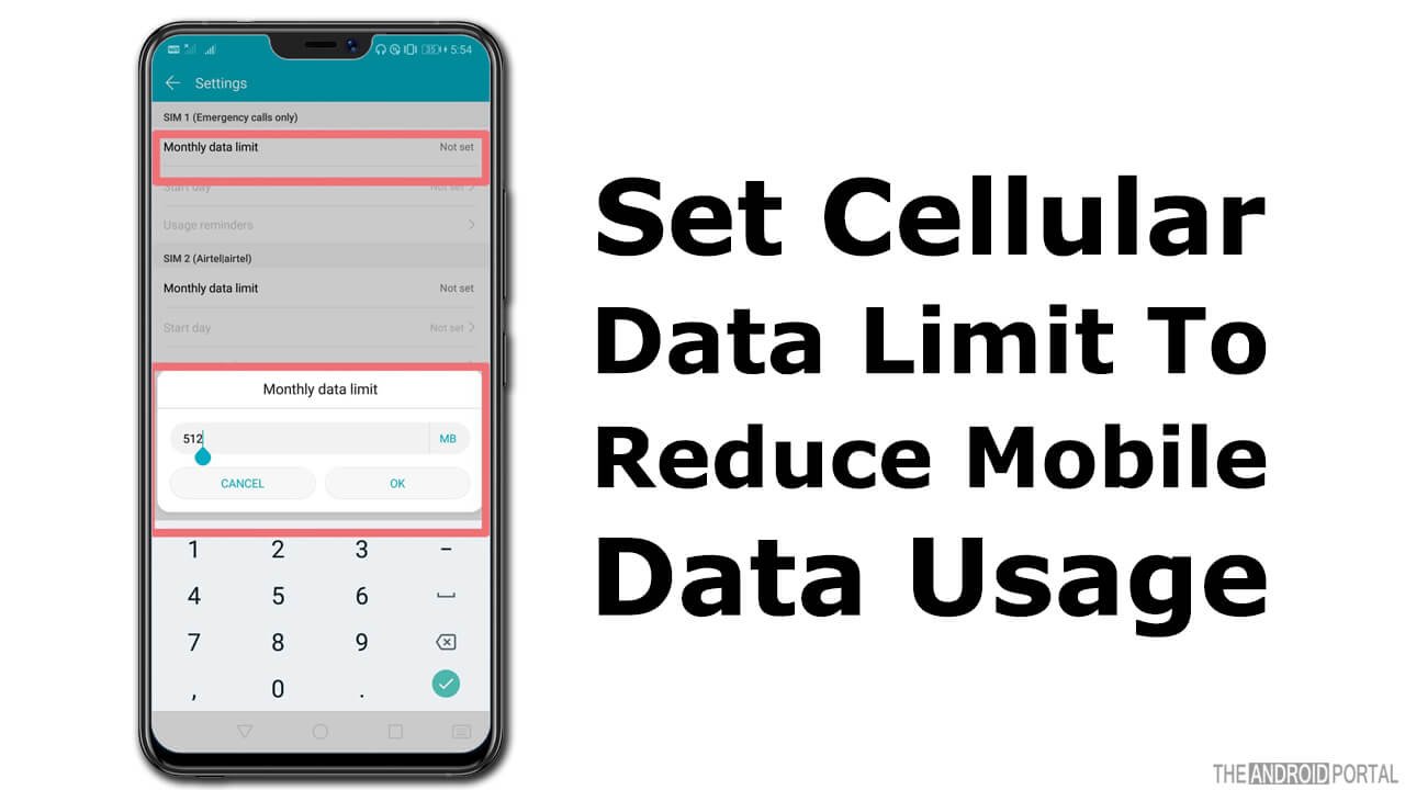Set Cellular Data Limit To Reduce Mobile Data Usage
