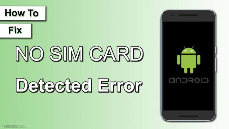 Android No SIM Card Detected ERROR Fixed !! - TheAndroidPortal