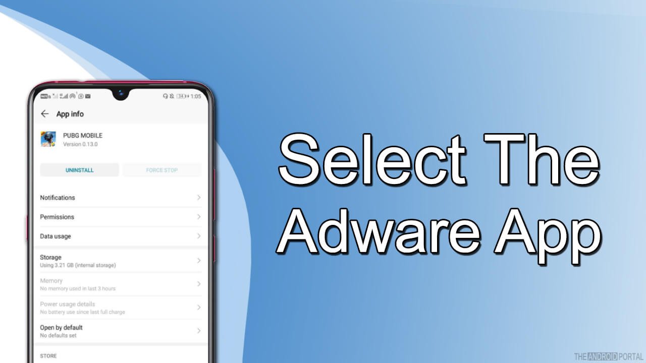 Select The Adware App