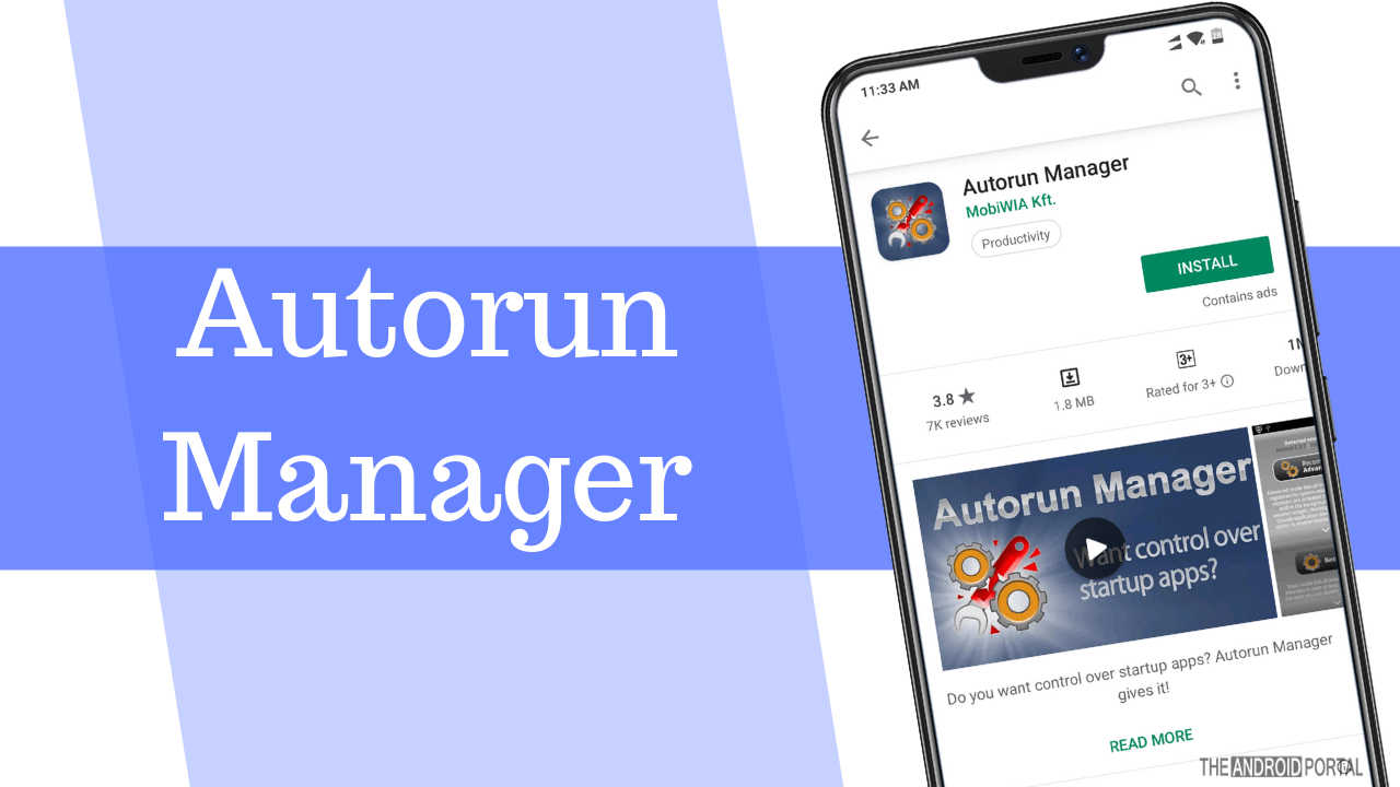 Autorun Manager Android App