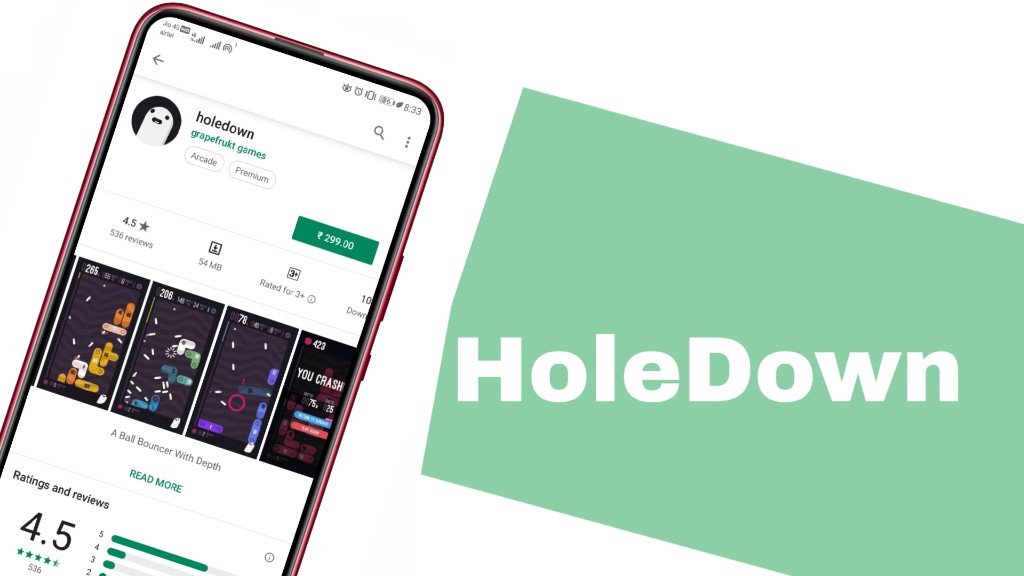 holedown android paid game app