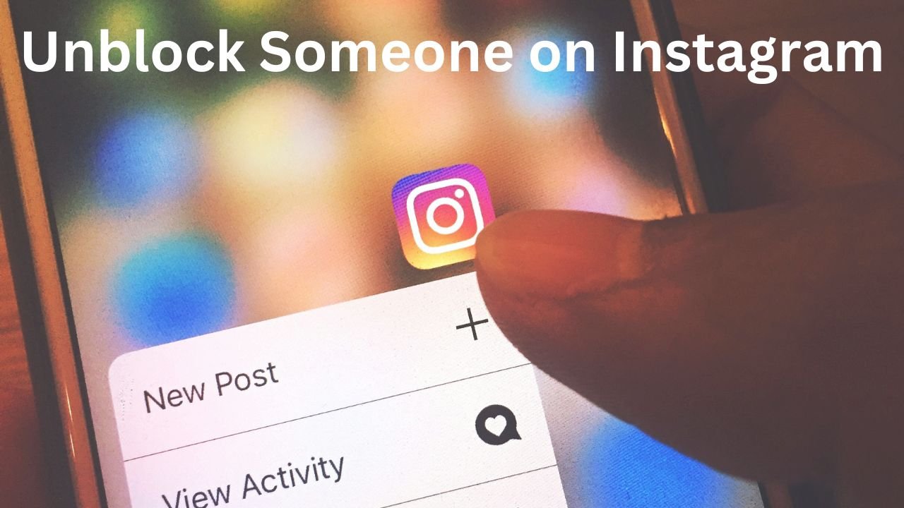 Unblock Someone on Instagram