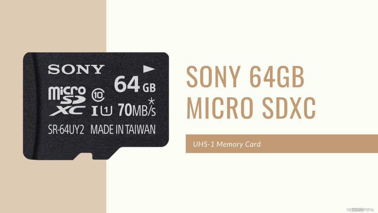 Sony 64GB Micro SDXC UHS-1 Memory Card