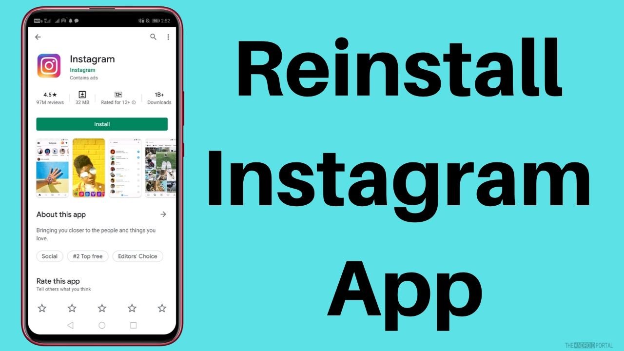 Reinstall Instagram App
