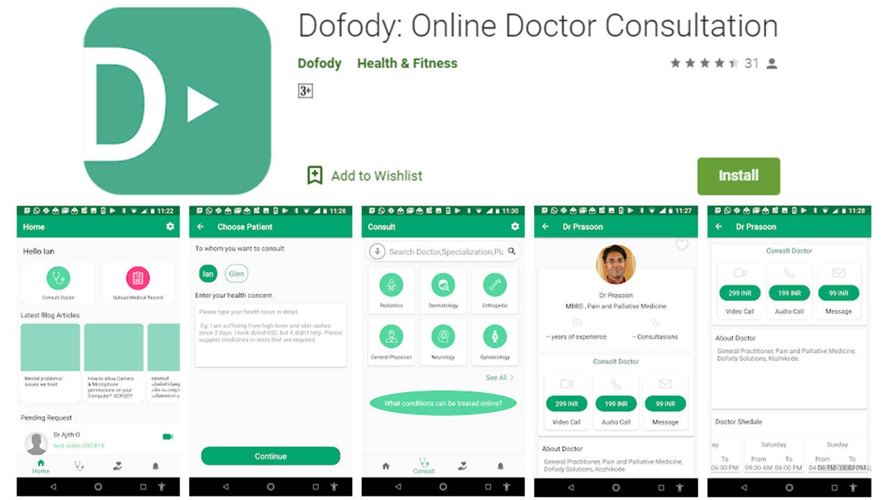 Dofody Online Doctor Consultation