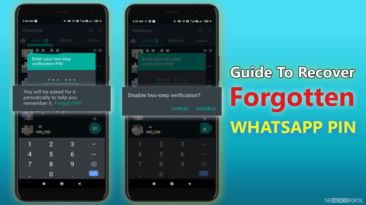 Recover Forgotten Whatsapp PIN Via Email