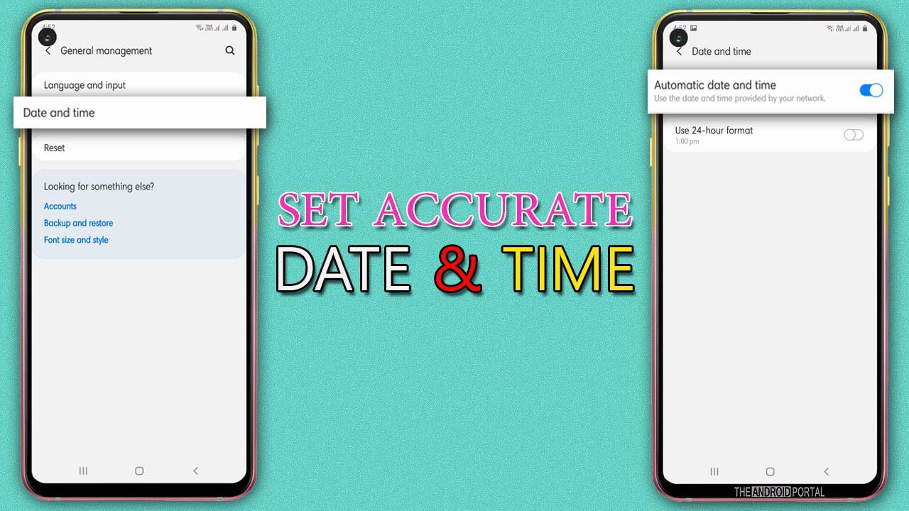 Set Accurate Date and Time on Your Device