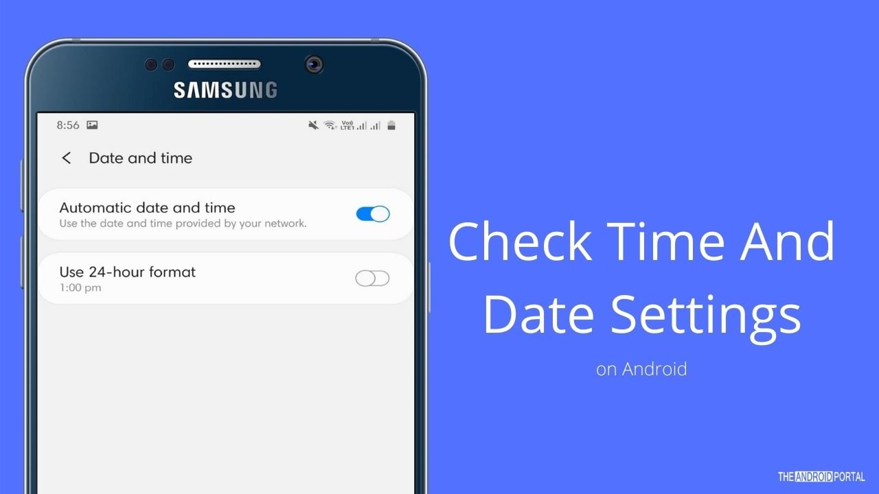 How to Check Time And Date Settings