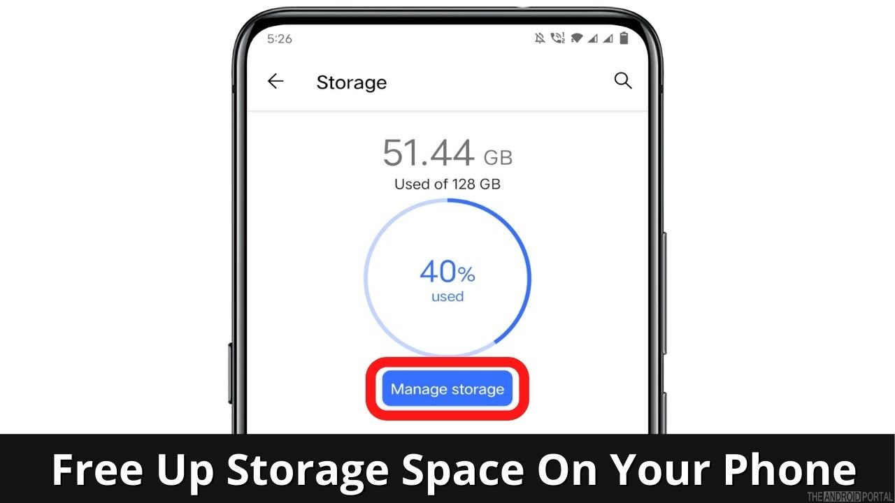 Free Up Storage Space On Your Phone