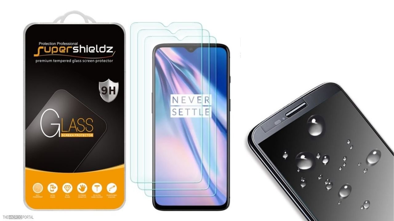 Supershieldz OnePlus 7T Screen Protector (Bubble-Free Installation)