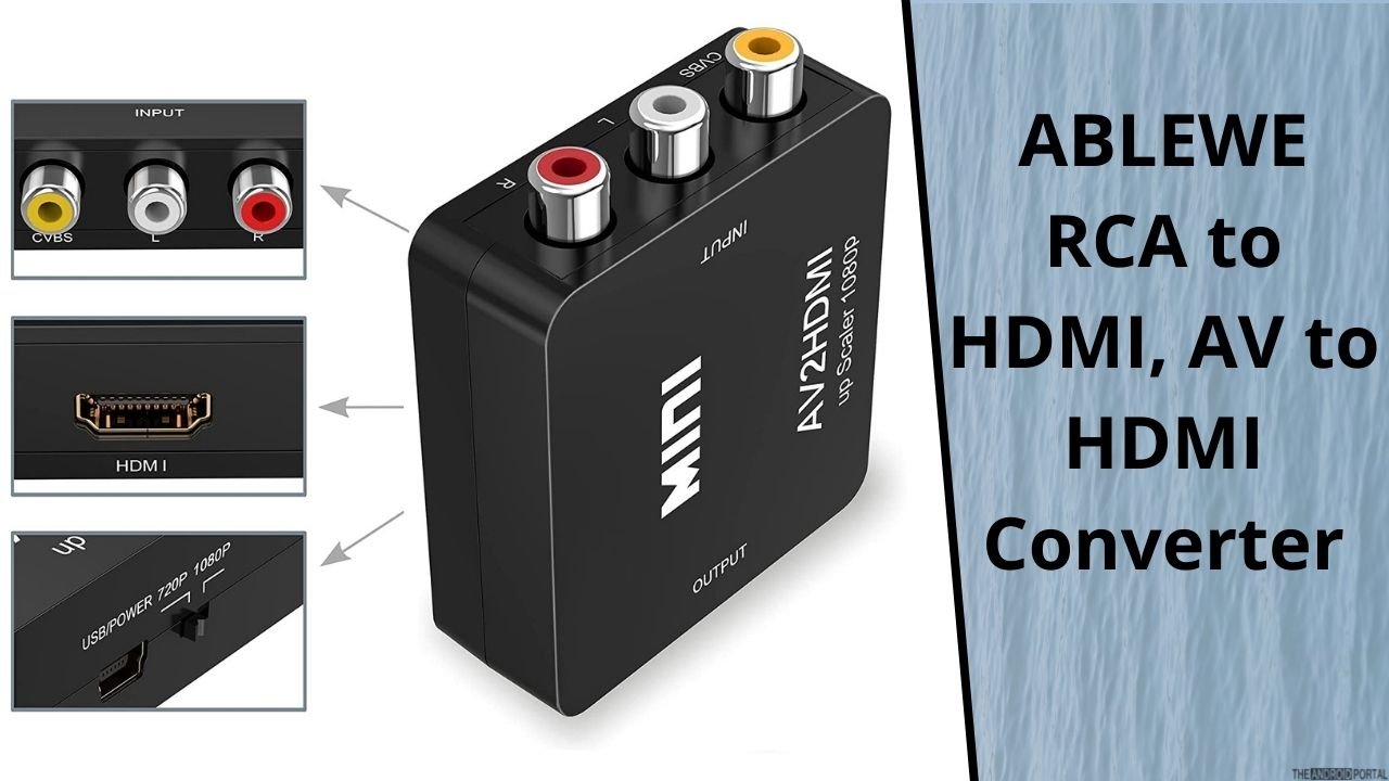 ABLEWE RCA to HDMI, AV to HDMI Converter