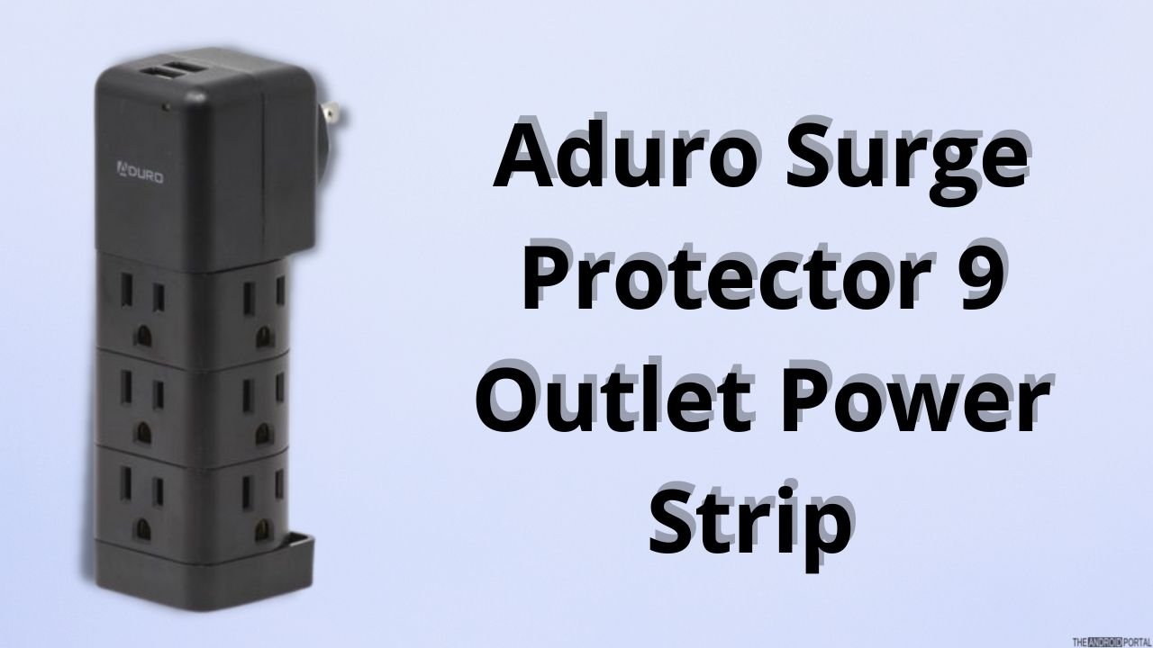 Aduro Surge Protector 9 Outlet Power Strip 