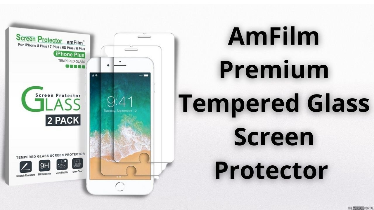AmFilm Premium Tempered Glass Screen Protector 