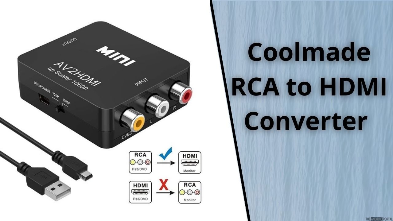 Coolmade RCA to HDMI Converter 