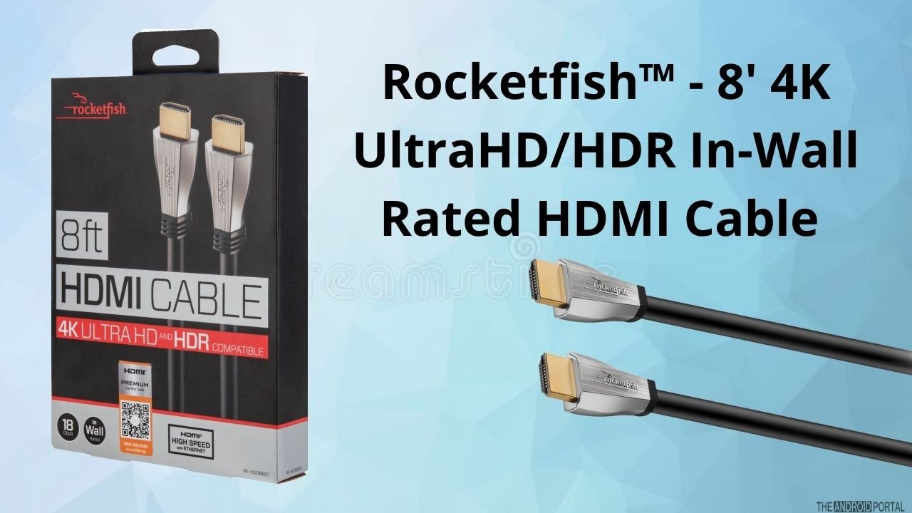 Rocketfish™ - 8' 4K UltraHD/HDR In-Wall Rated HDMI Cable 