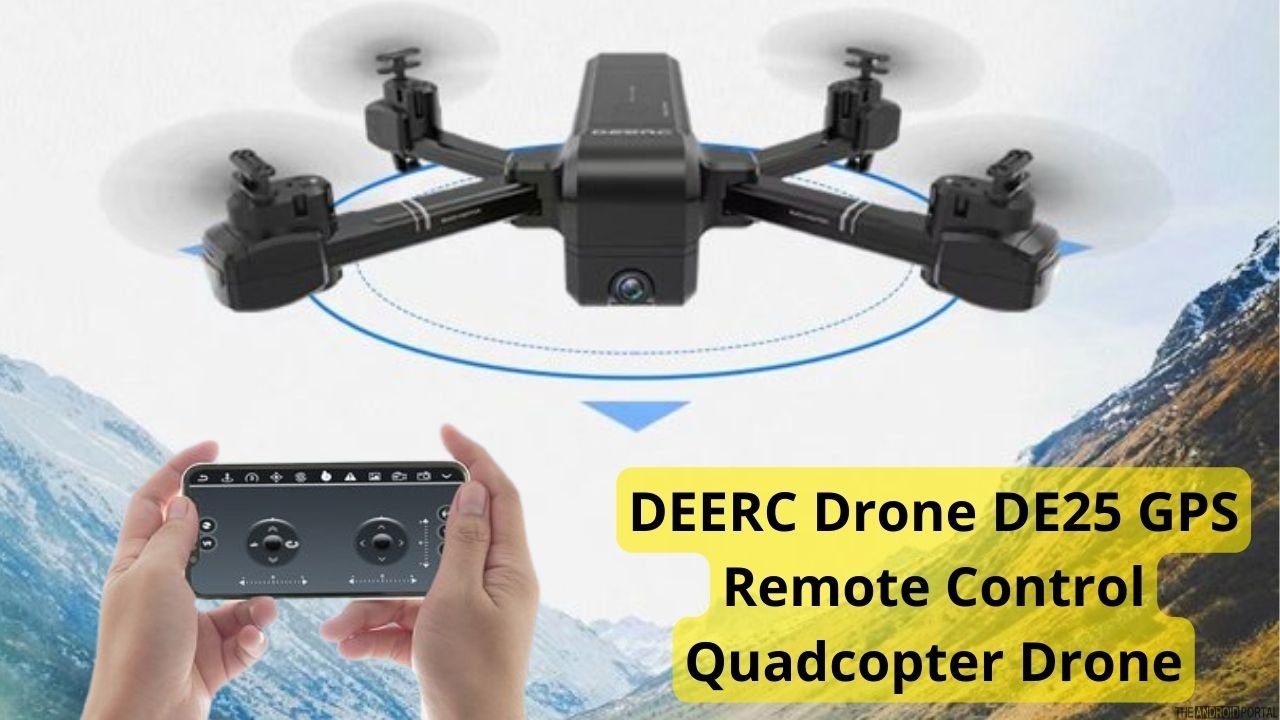 DEERC Drone DE25 GPS Remote Control Quadcopter Drone