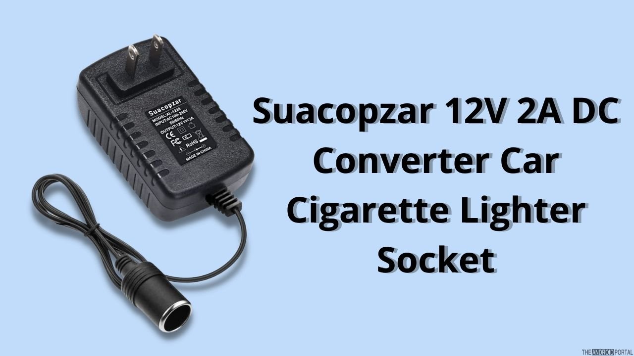 Suacopzar 12V 2A DC Converter Car Cigarette Lighter Socket