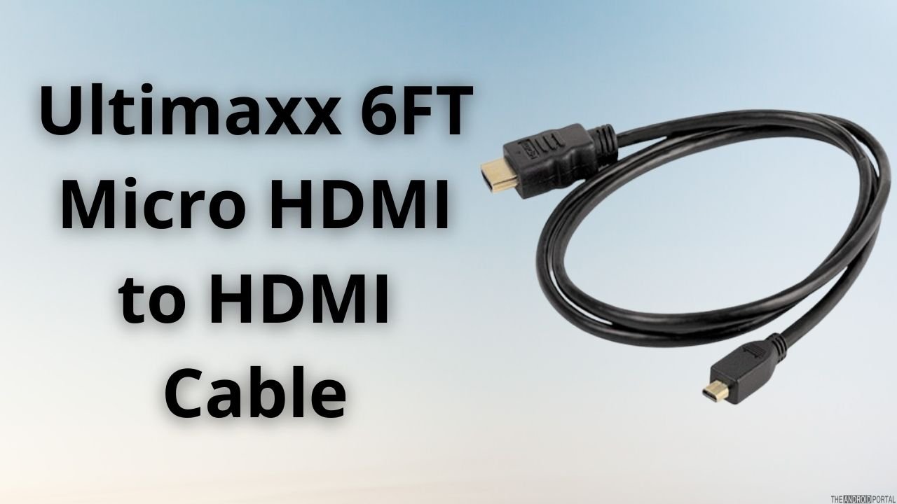 Ultimaxx 6FT Micro HDMI to HDMI Cable