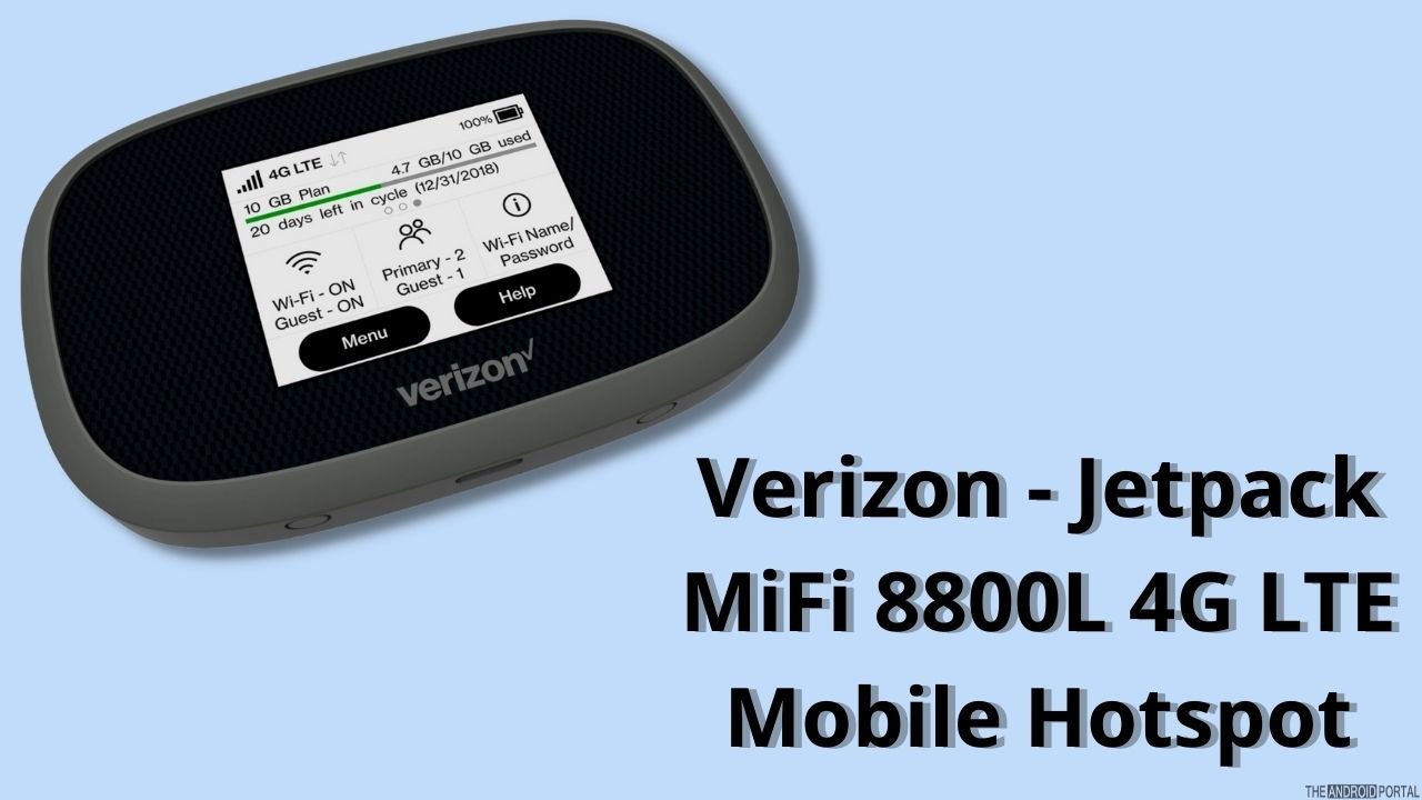 Verizon - Jetpack MiFi 8800L 4G LTE Mobile Hotspot