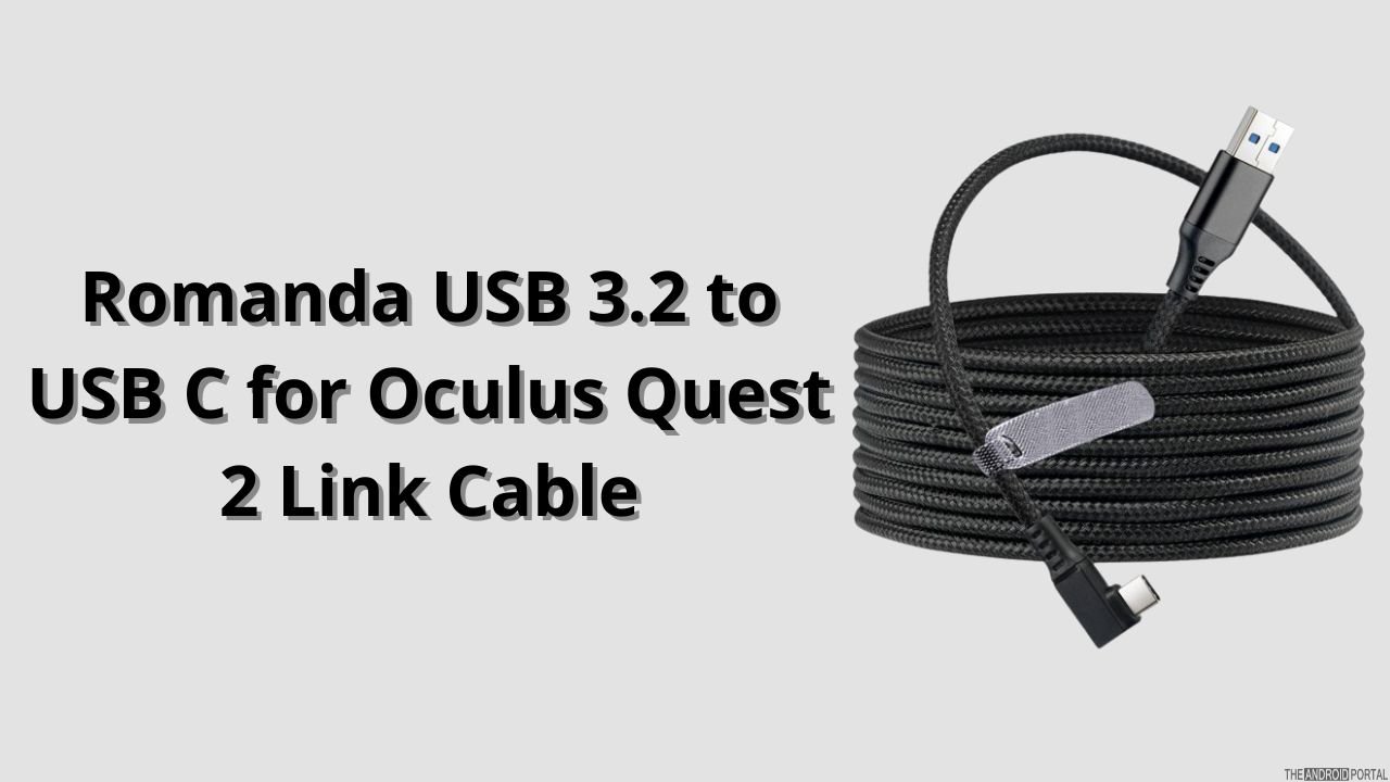 Romanda USB 3.2 to USB C for Oculus Quest 2 Link Cable