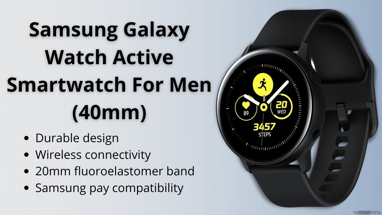 Samsung Galaxy Watch Active Smartwatch For Men (40mm)
